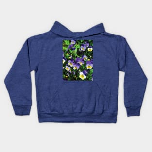 Pansies Kids Hoodie